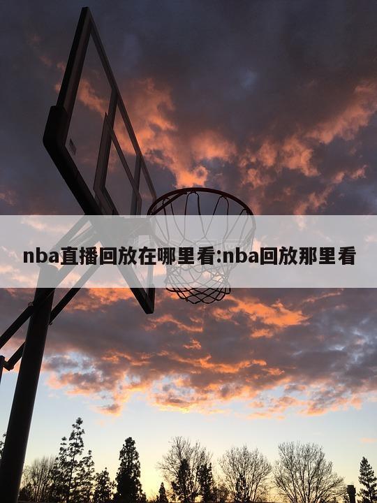 nba直播回放在哪里看:nba回放那里看